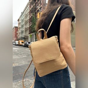 Brandy melville sand mini backpack
